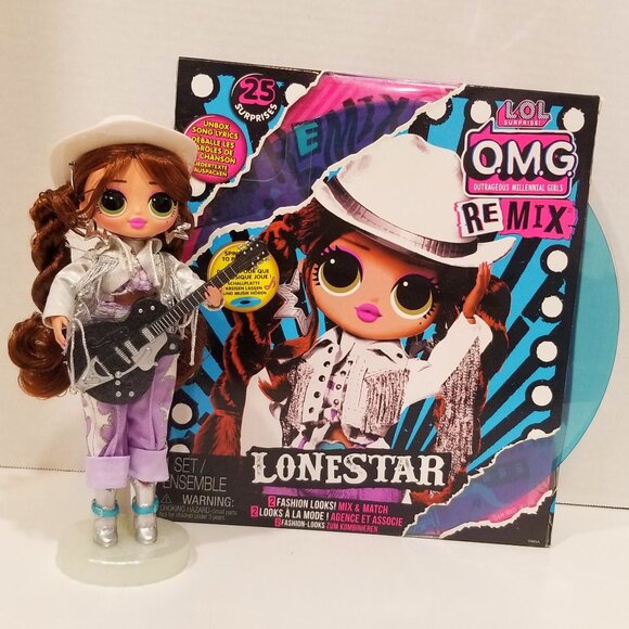 L.O.L. Surprise! O.M.G. Remix Lonestar Doll & Accessories, EUC - Picture 9 of 13